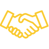 Icon-Bild für Übernahme-Garantie: Händeschüttlen