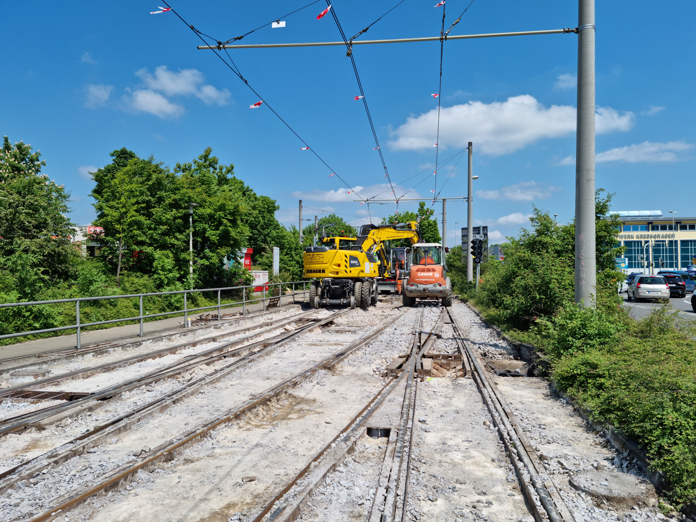 SVZ Zwickau: Sonderweichen + Dreischienengleis